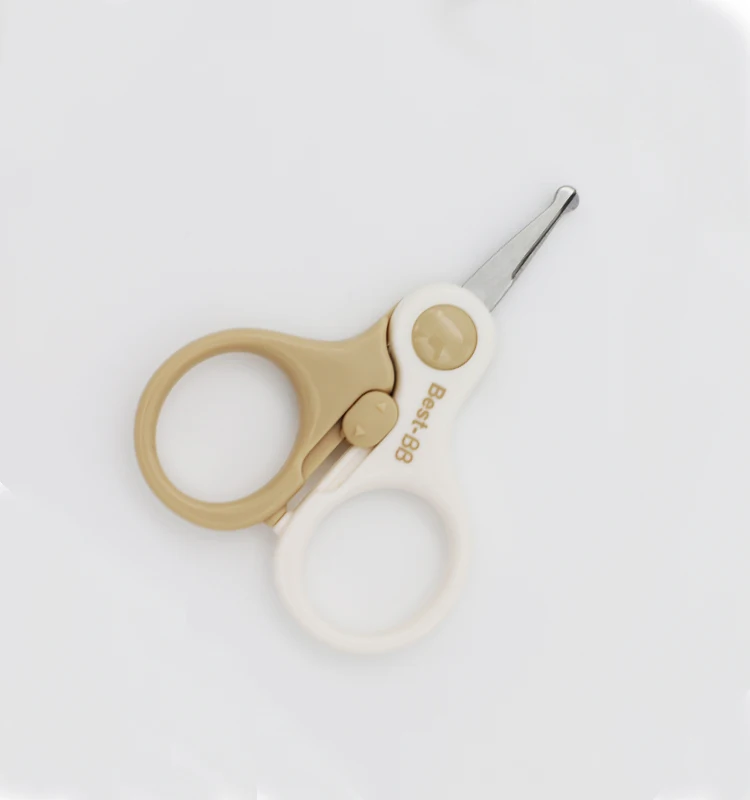 
2020 New design infant baby nail scssors with lock 