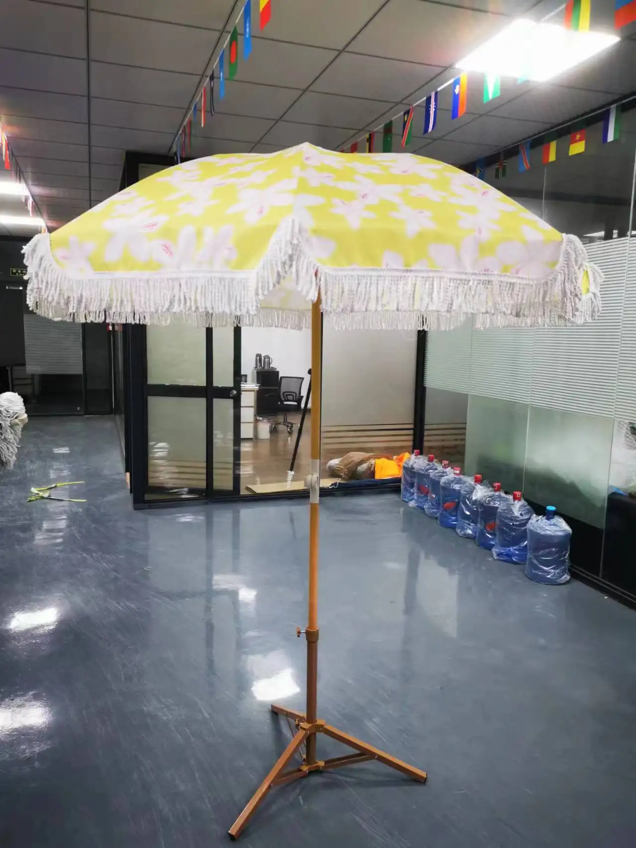 Custom Design Foldable Sun Umbrella Outdoor Beach Umbrella