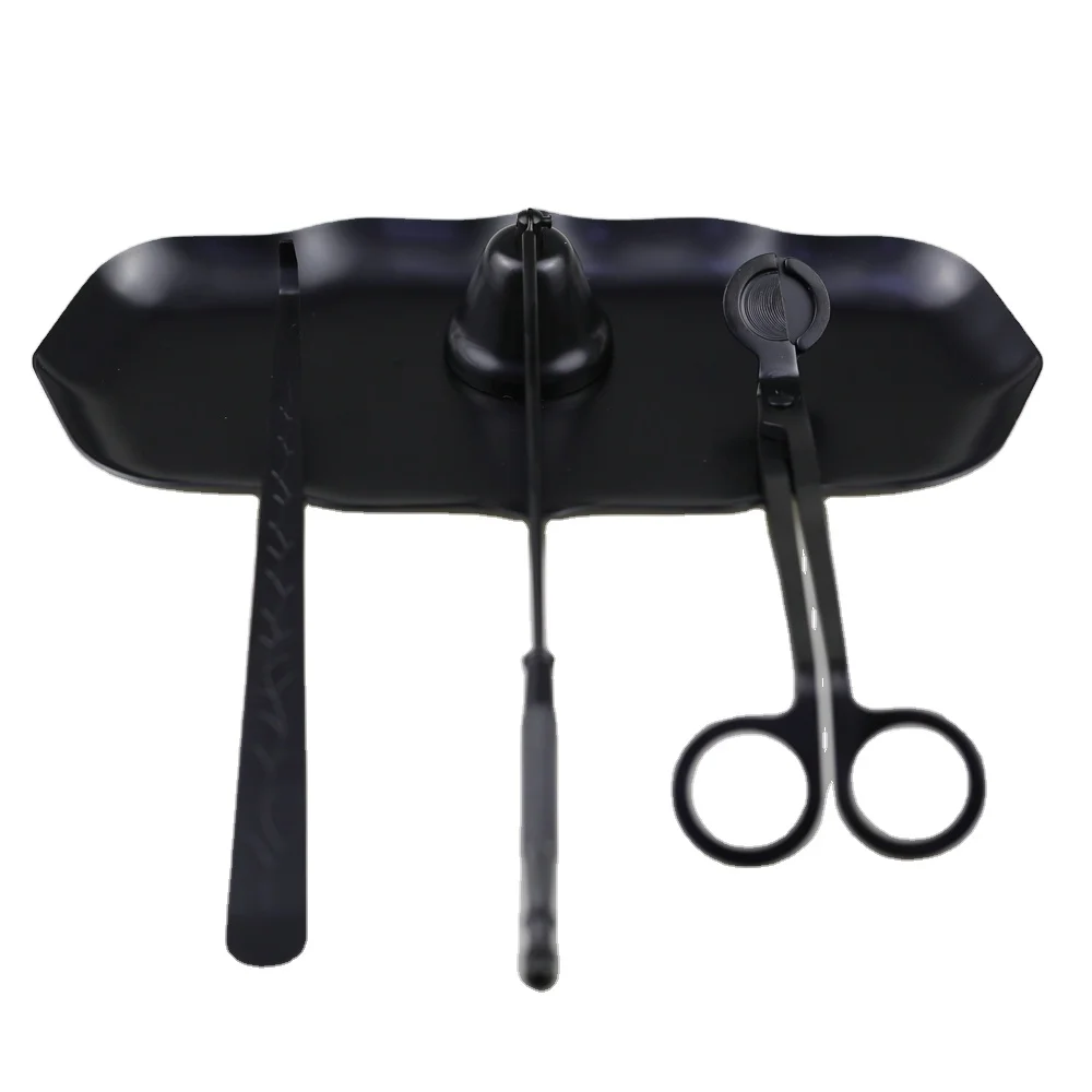 Wholesale stable good quality Candle Accessory  High Quality Black Candle Care Kits Wick Trimmer For Gifts/Christmas