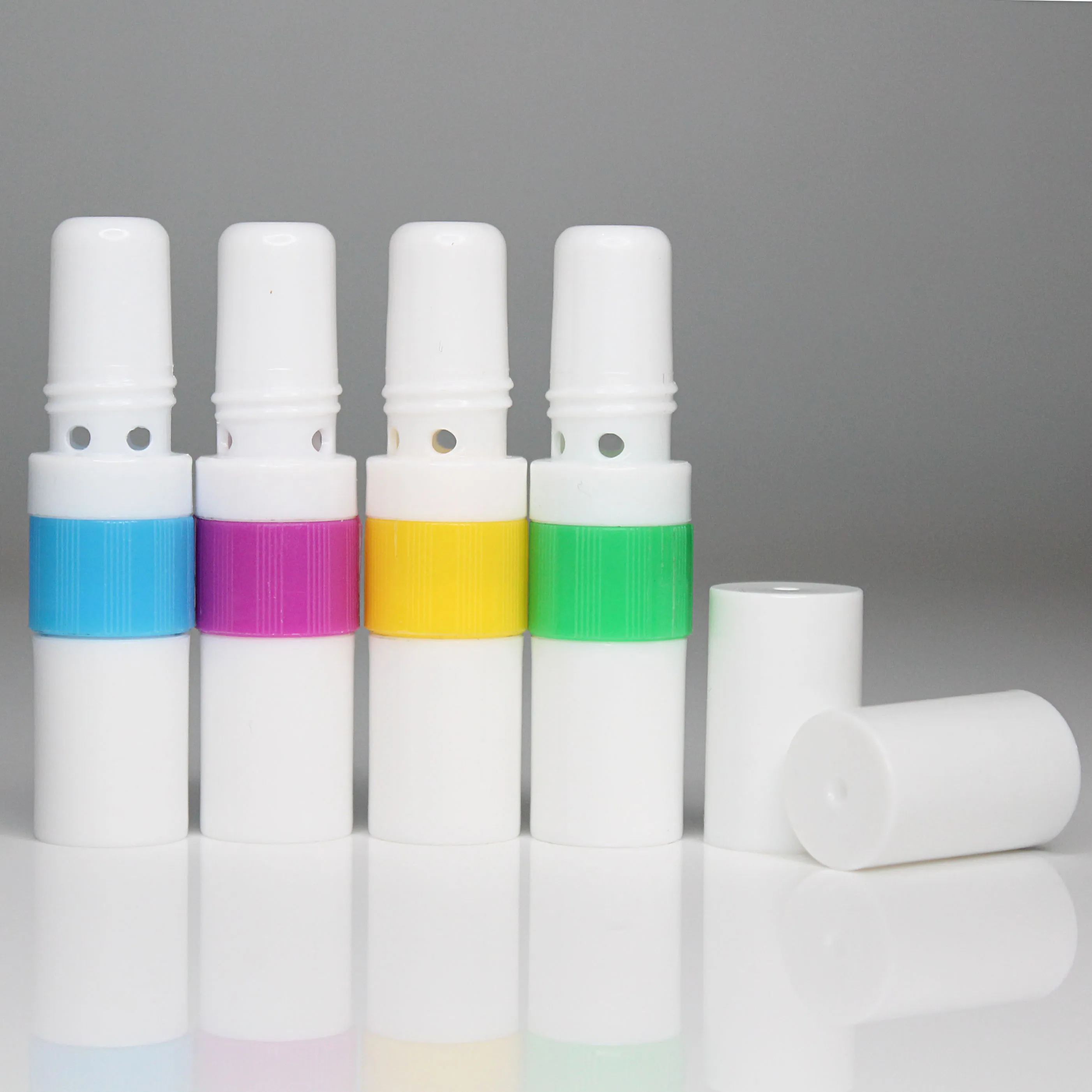 Wholesale 2 in 1 Blank Aromatic Refreshing Energy Stuffy Nose Relieve Aromatherapy Essential Oil Nasal Inhaler Stick