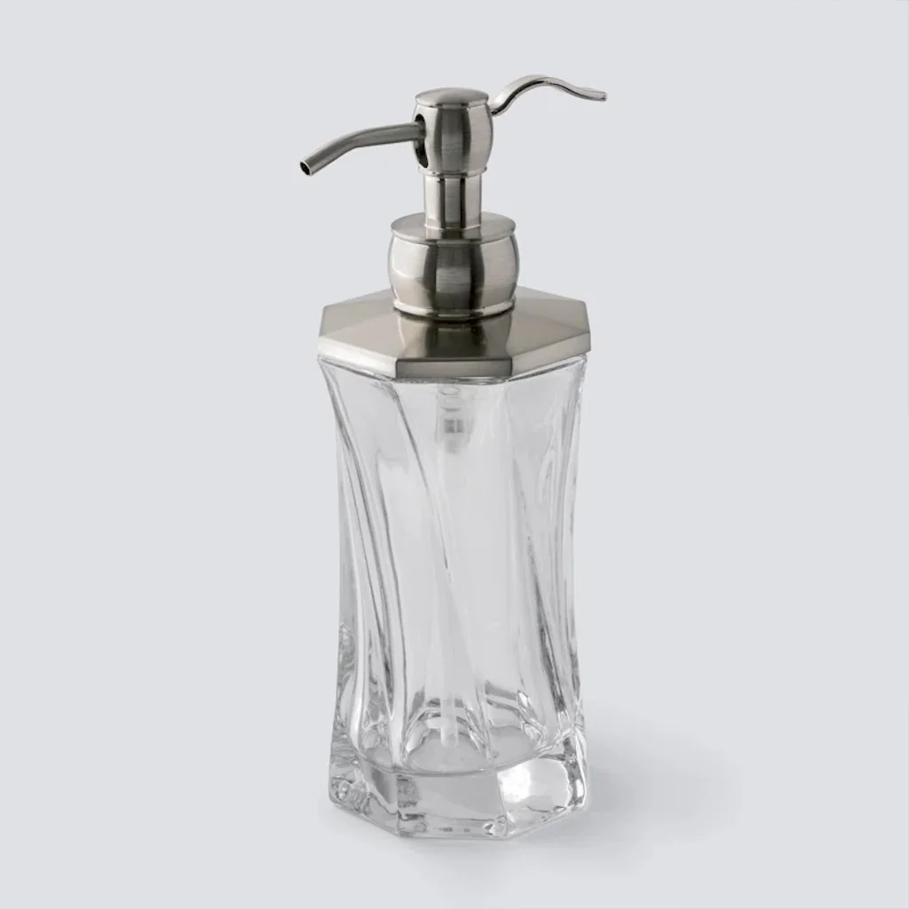 Luxury Modern Glass Bathroom Accessories Set for Home and Hotel Decor