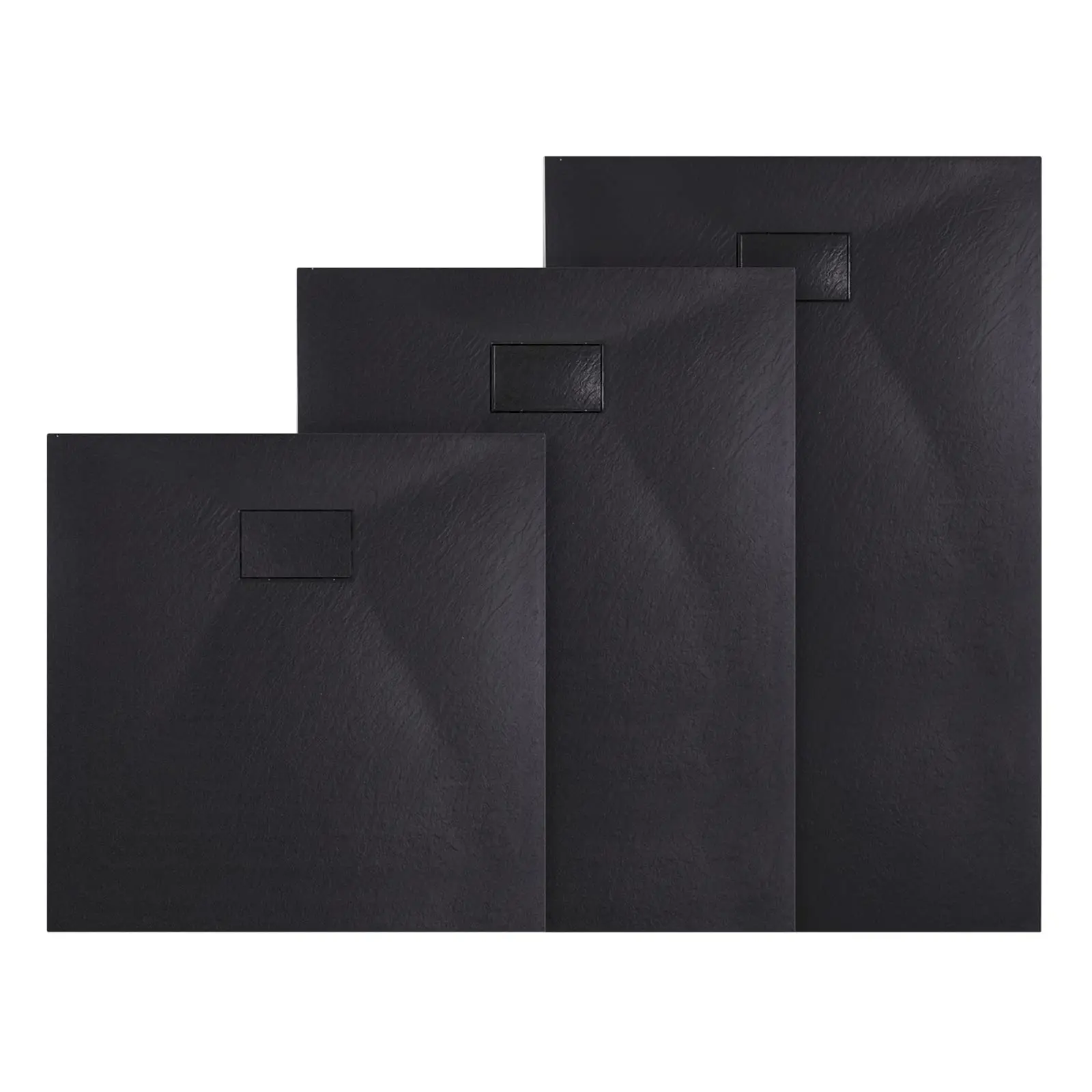 Custom Made Shower Pan Black Corner Bathroom Copri Piatto Doccia Color Smc Shower Base