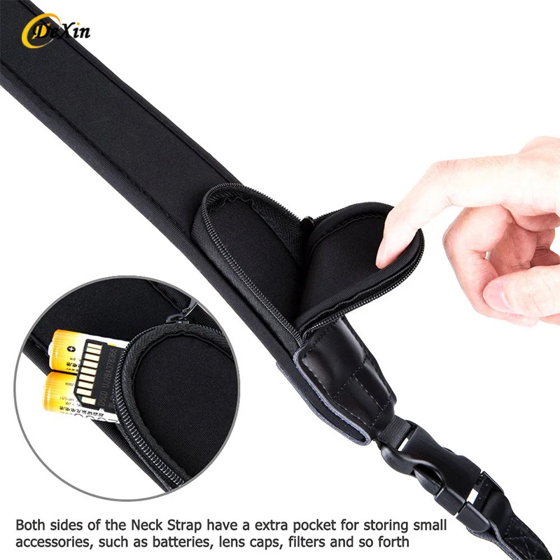 Hot Sold Camera Neck Strap Belt Neoprene Nylon Neck Custom Shoulder Strap Sling Belt Gift for Canon Sony DSLR SLR Camera