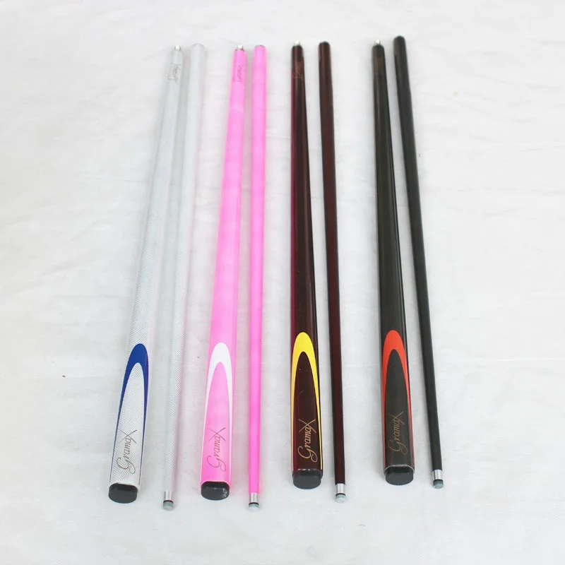 4pcs/pack 57inch Carbon Wood Billiard Pool Cue with 9.5mm tip 1/2 Pc
