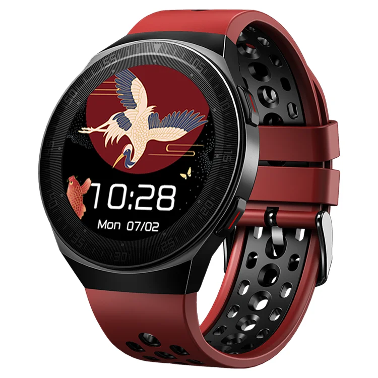 MT3 Smartwatch BT call Play music heart rate wristwatch blood pressure blood oxygen support 8GB memory Smart watch MT3