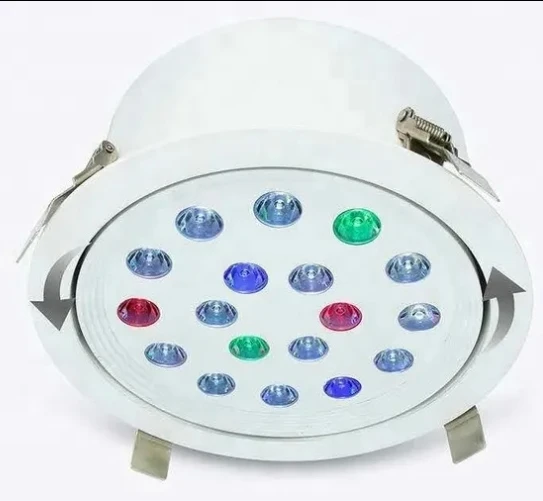 jewelry diamond light Full Color LED RGB Rotating Lamp with Remote Sound-activated