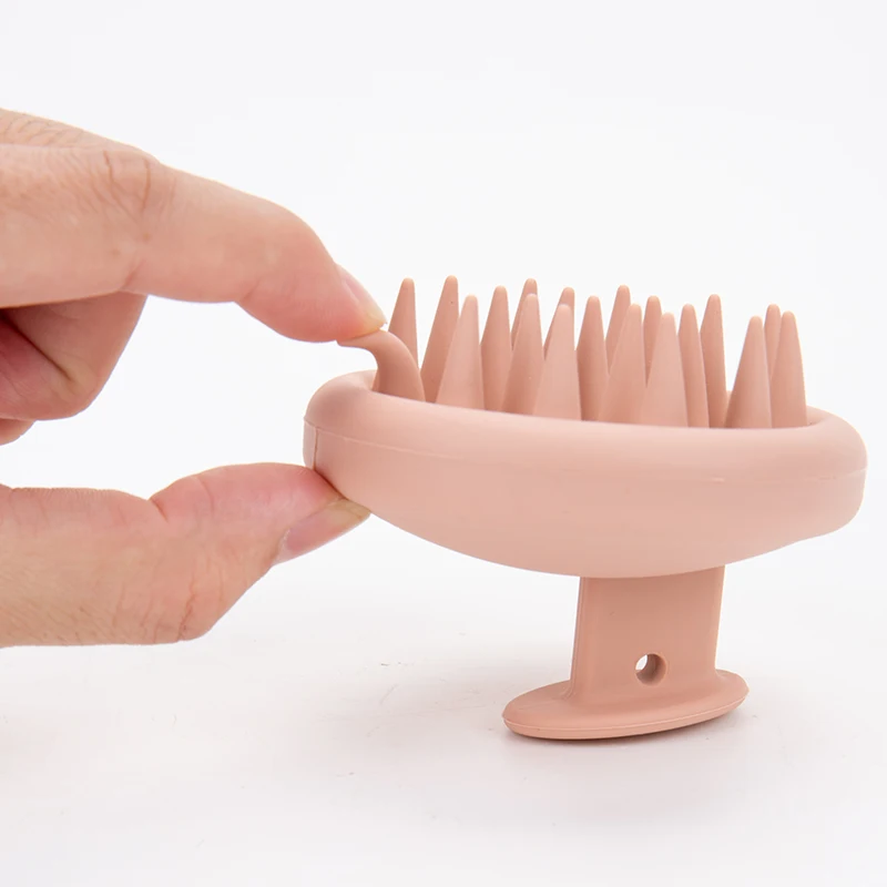 Dry and Wet Dual Hair TPE Wash Comb shampoo Brush Wet Massage Comb Hairs calp Massager Detangling Brush hair Brush Custom Logo