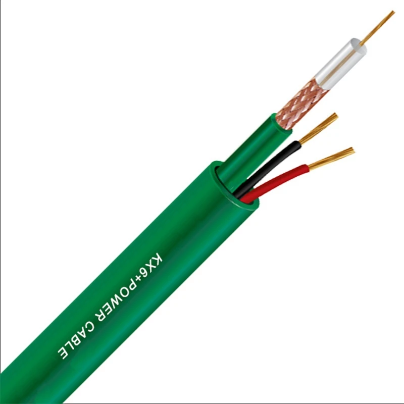 Китайская фабрика хорошее качество Kx7 + 2DC 2c силовой провод прочный полиэтиленовый коаксиальный кабель для камеры видеонаблюдения