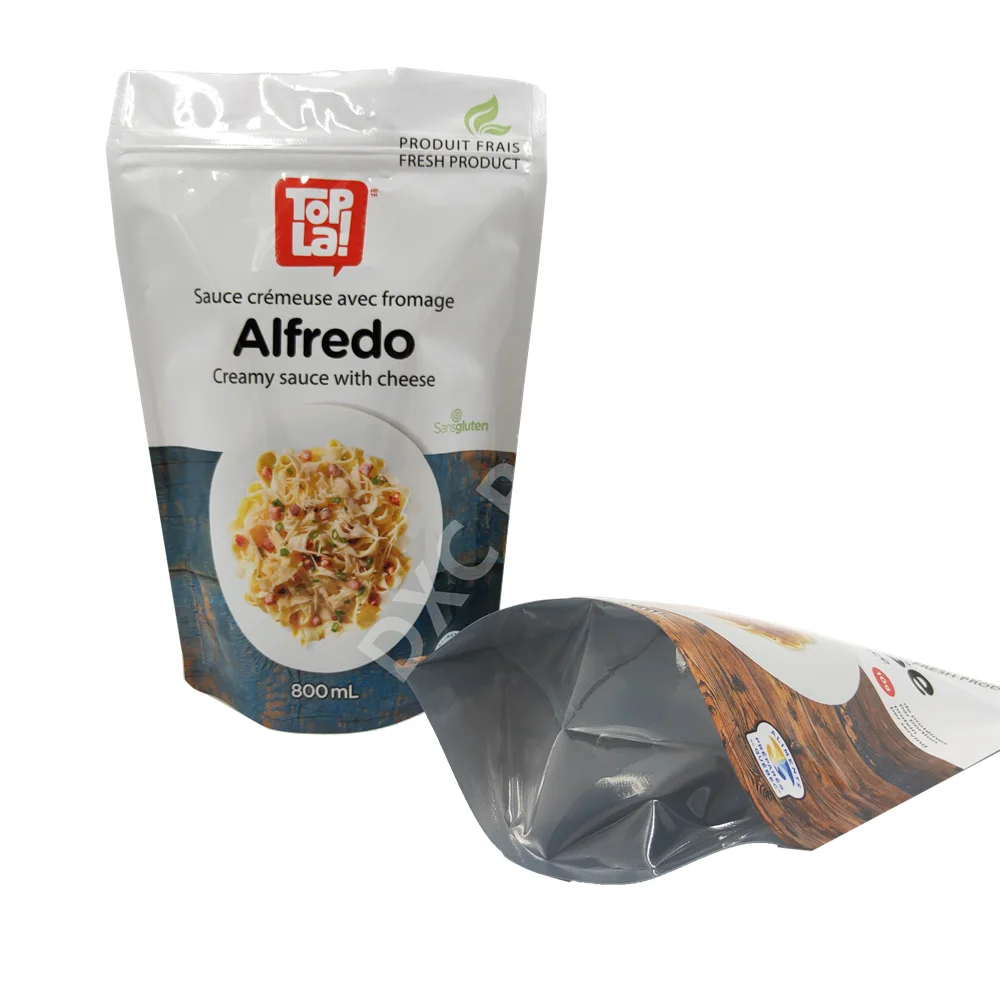 Snack Leche en polvo completa Stand-up Plastic Pouch Bag With Customized Printing