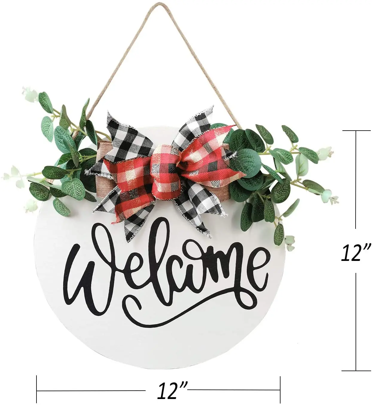  Wholesale interchangeable hanging wooden spring welcome home farmhouse yard