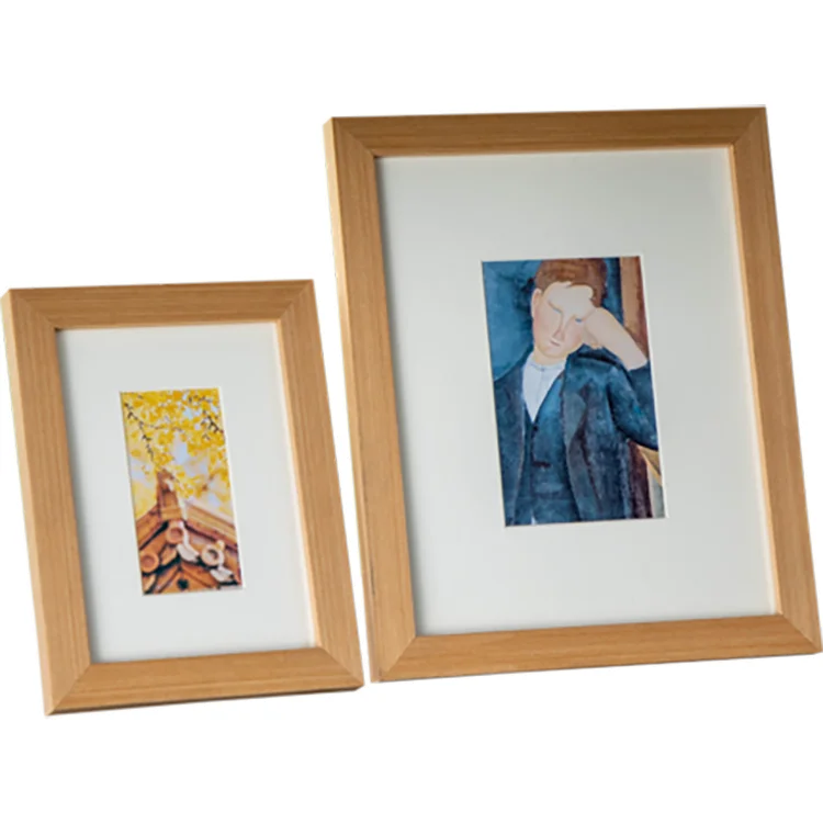 
Wholesale MDF Wood Grain Set Table Hanging The Wall Picture Photo Painting Poster Frame 