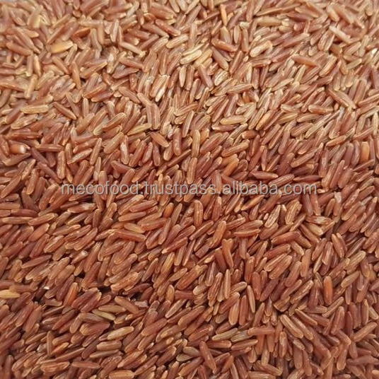 50kg Bags Cargo Rice Packaging PP Healthy Food Red Calrose Rice Long-grain Rice Organic Cultivation 0 Admixture 100% Sortex Soft