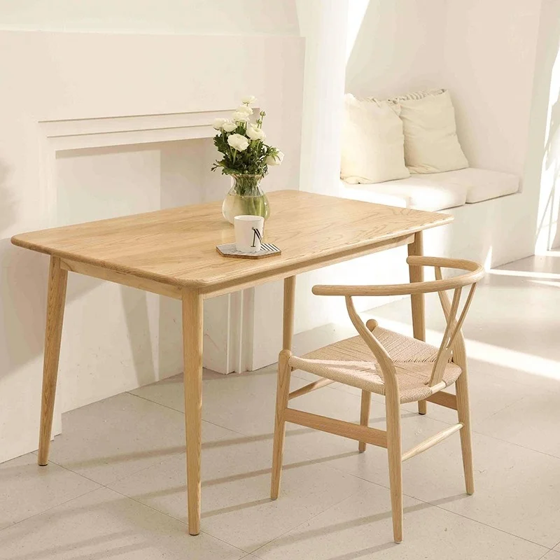 Silla Diningfurniture Ash or Beech Hans Wegner Danish Dinning Room Chair Wishbone Chair Wood Nordic Solid Home Furniture Modern