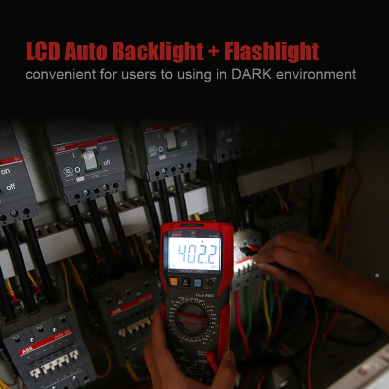 UNI-T Multimeter Digital Professional UT89X True RMS NCV 20A Current AC DC Voltmeter Capacitance Resistance Tester Multimeter