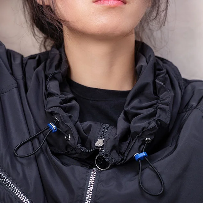 Custom Mini Ending Cord Lock Pig Nose Cord End Stopper Metal Nickel-free Aluminum Plating