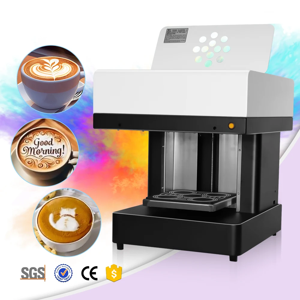 Food printer Digital Inkjet Coffee Printer Portable cake printer edible food printing machine