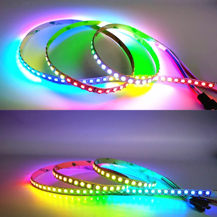 WS2815 12 В встроенный IC breakpoint резюме 5050RGB полноцветная одноточечная Светодиодная лента с одним управлением