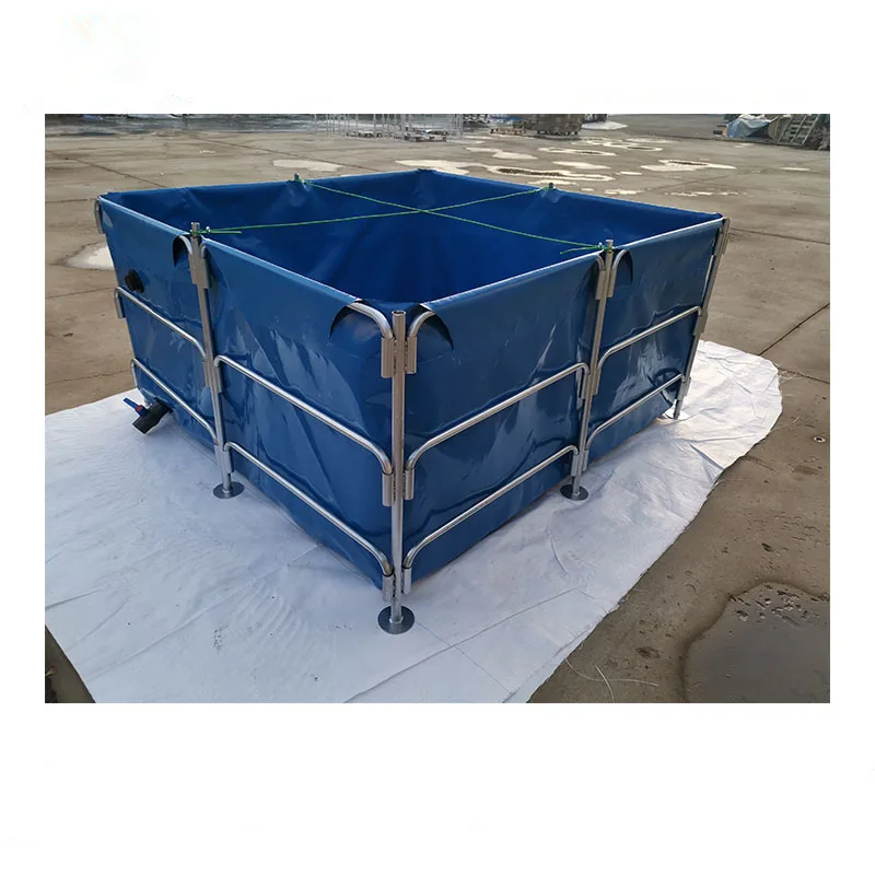 Складной брезентовый аквариум объемом 5000 литров, аквариум aquaponics для разведения рыбы