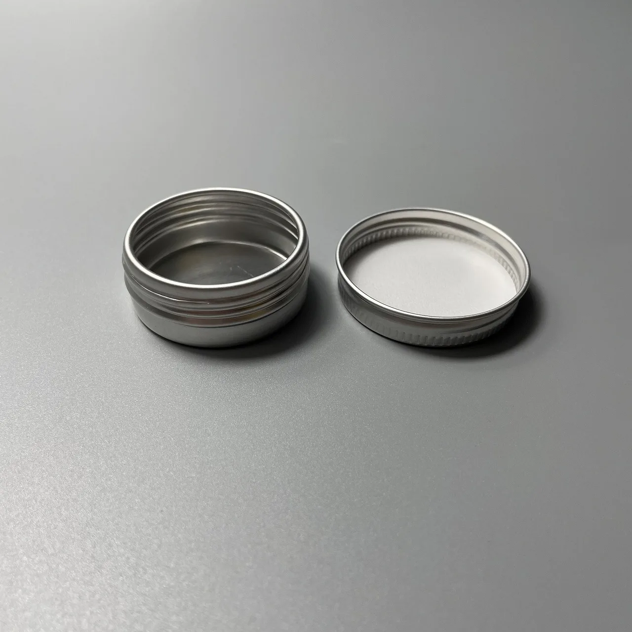 10ml 15ml 25ml 30ml aluminium jar ointment container flat aluminium tin