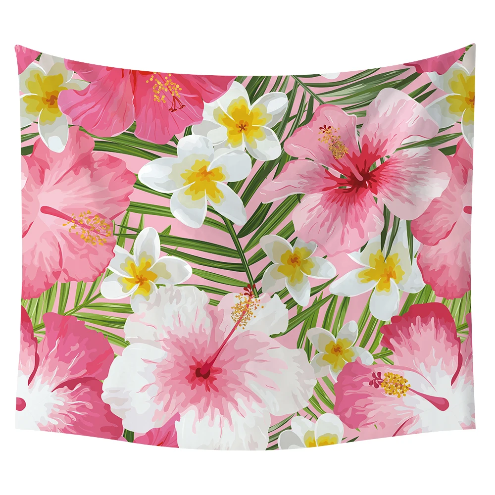 Large Green Leaves Tropical Palm Tree Leaves Decor Tapestry Wall Hanging Decor Tapestry Abstract Art Wall Decoration Blanket