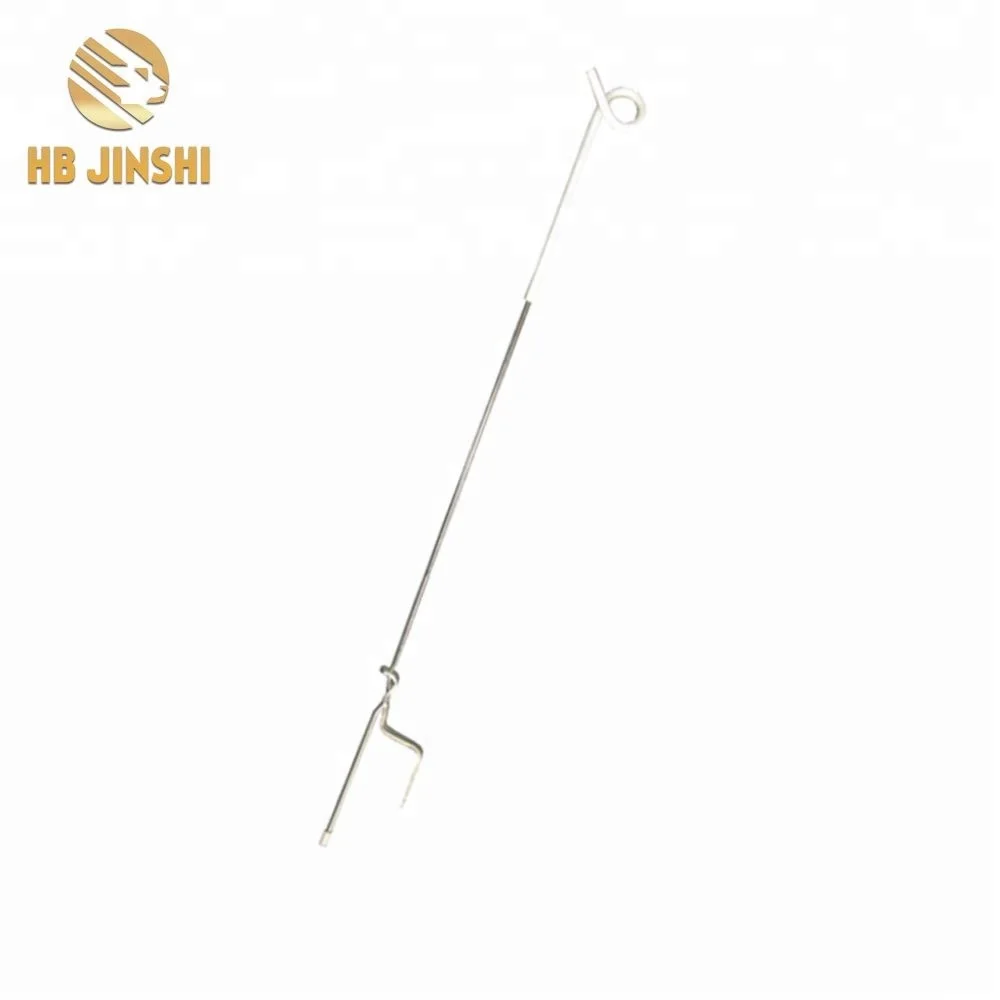 Portable Electric Fence Pigtail Post Farm Tread-in Step Electric Fence Stake