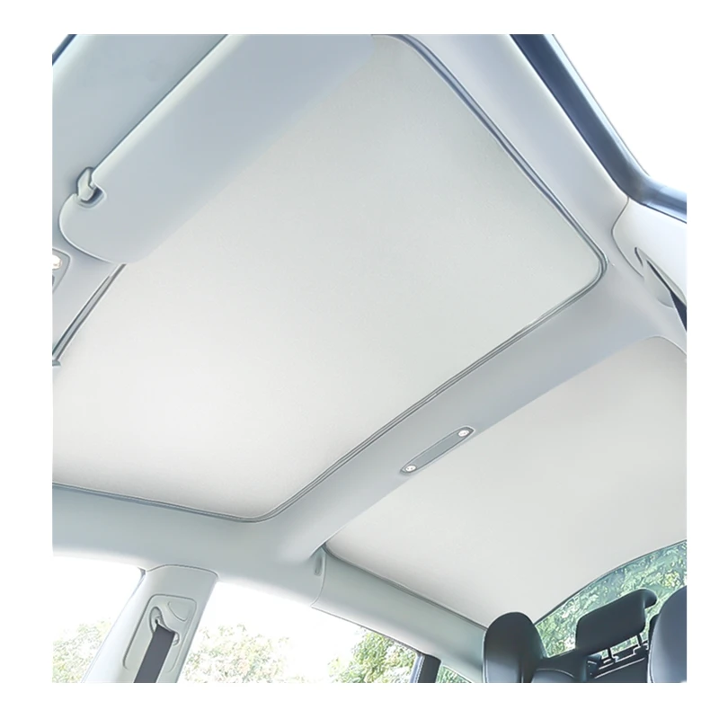Tesla Model 3 Sunshade Front & Rear Glass Roof Sun Shades with Skylight Reflective Covers Set of 4