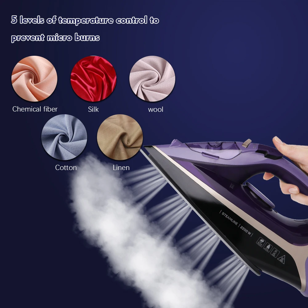 Горячая Распродажа паровой утюг для одежды электрический беспроводной Утюг