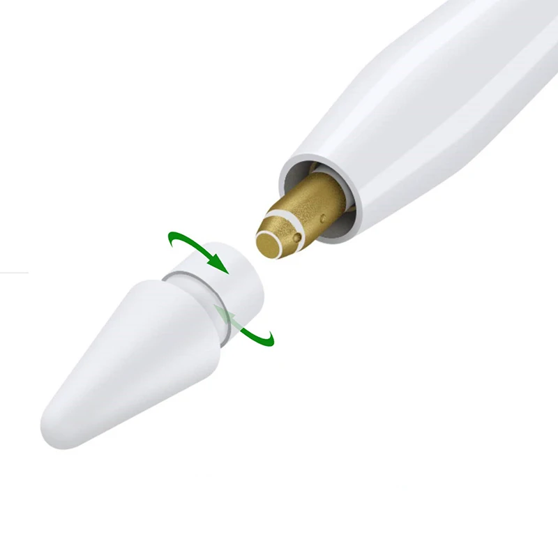 Noiseless Replacement Tip For Apple Pencil 1/2, high sensitivity for apple pencil nibs replacement