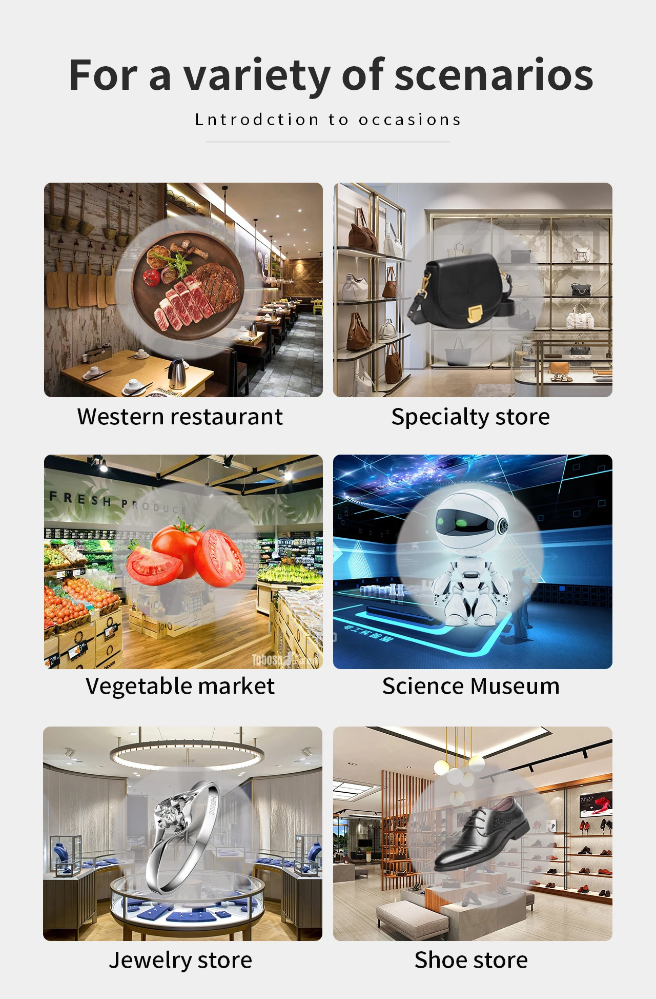 65CM 1*3 Splicing 3D Hologram Fan WiFi Projector with Bluetooth Versatile Picture Fan Spinner for Shops Led Holographic Fan