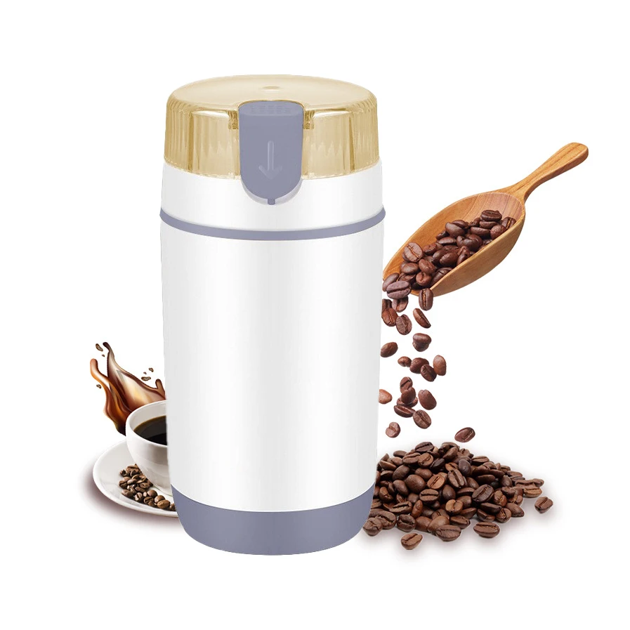 Wholesale Price Coffee Bean Mill Multifunctional 2 Stainless Steel Blades Portable  Electric Coffee Grinder