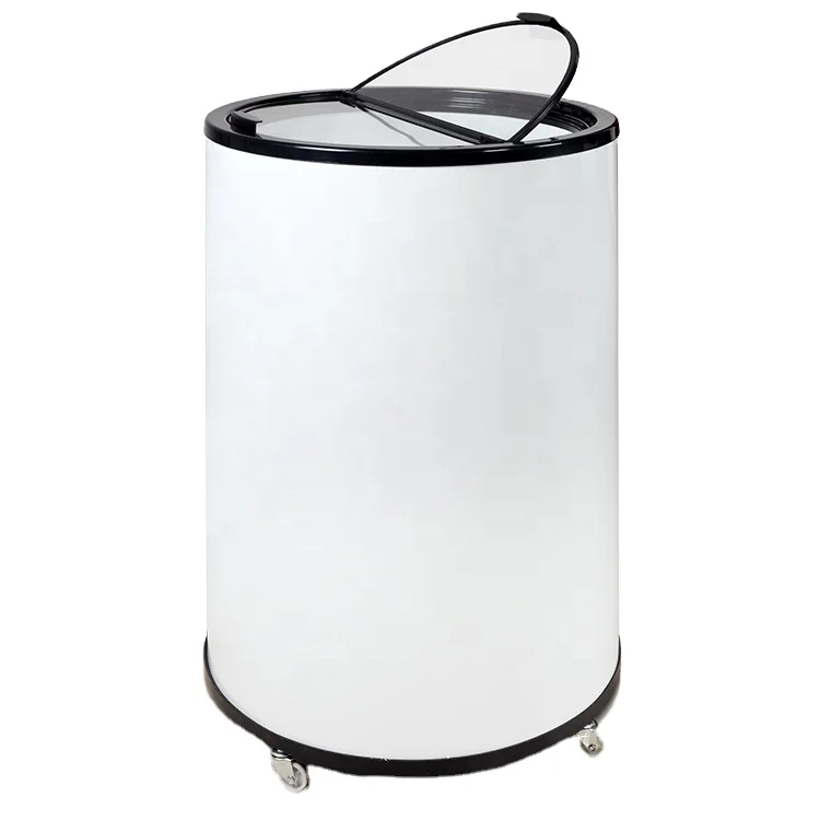 Commercial Beer Bottle and Can Cooler Round Electric Beverage Ice Party Beer Barrel Can Cooler