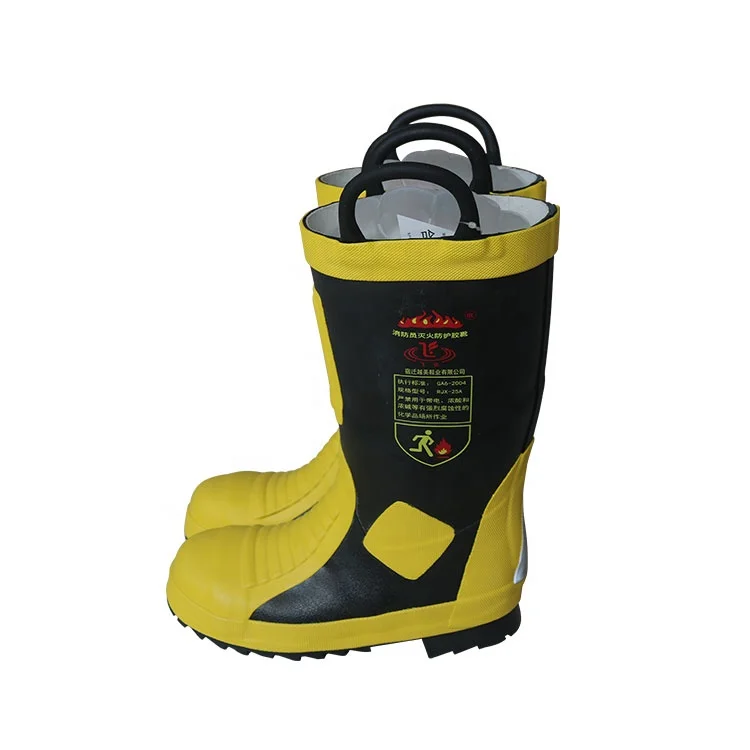 Factory fire emergency safety boots with nice quality