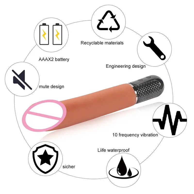 Comfortable double layered huge elastic silicone penis with suction cup realistic Dildo Vibrator Adult Sex Toy For Woman