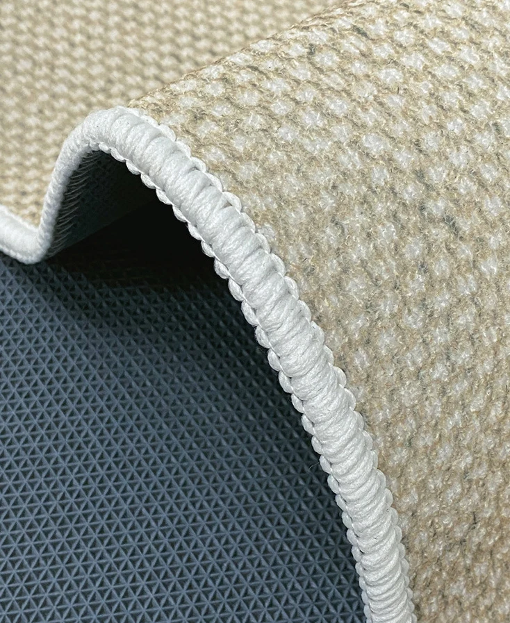 Imitation wool custom luxury big flooring round print Alfombras Tapis fluffy carpets and rugs for living room hotel decor