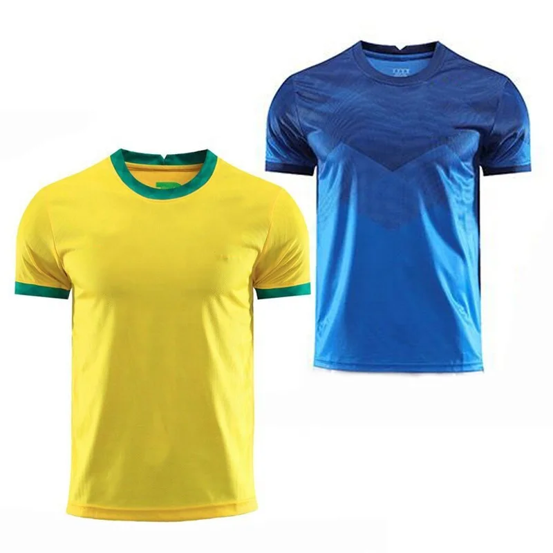 2020 New Jersey Yellow Blue Camiseta Football Shirt Soccer Wear