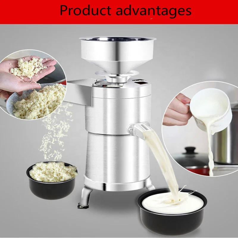 Smooth Tiger Nut Soy Milk Nuts Milk Making Machine With Low Noise