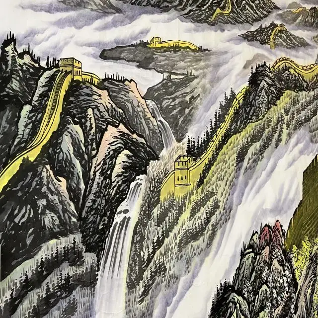 Beautiful traditional Chinese Calligraphy and plum flower art canvas paintings for wall decor