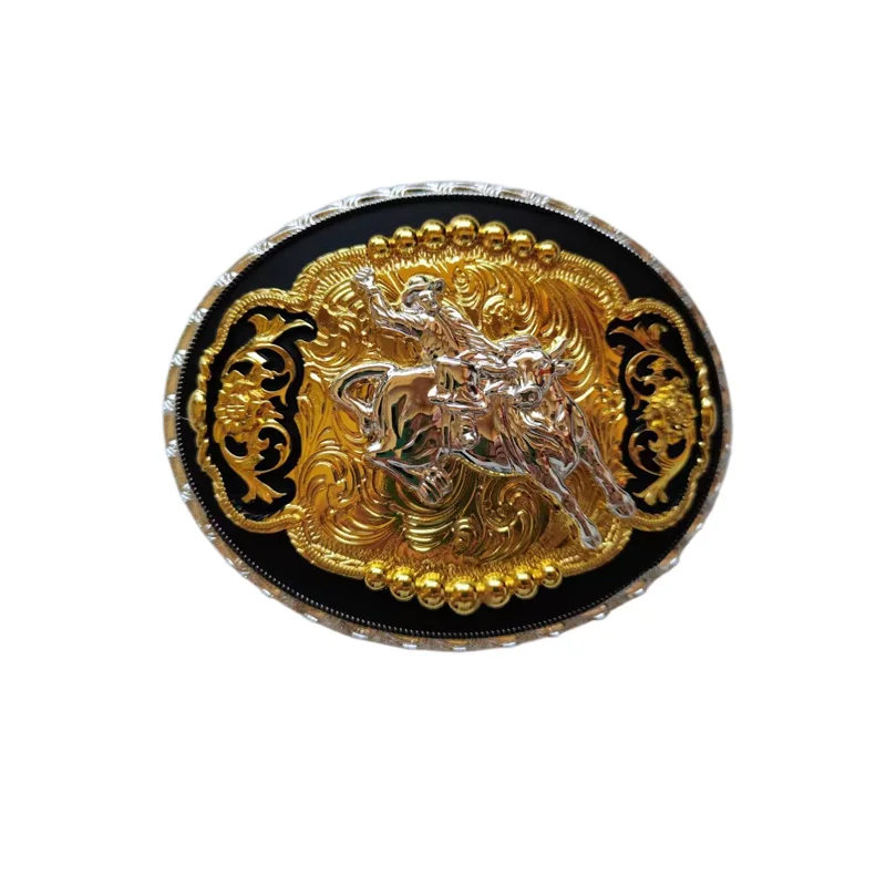 New Style Hot Sale Custom Horse Bull Mexico Cowboy Buckle Western Style Belt Buckle