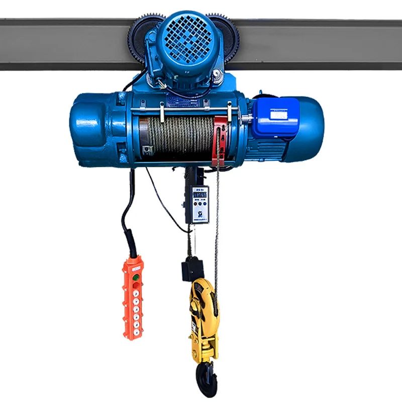 
1 Ton 2 ton 3 Ton 5 Ton 10 Ton 16 Ton 20 Ton Single Girder Electric Wire Rope Mono Rail Hoist 