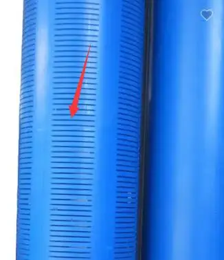 Large Diameter 100-255mm pvc pipe blue well casing Pipes with threaded connection for borewells