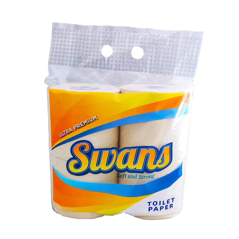 China Quality Custom Loge Factory Wholesale Toilet Tissue Paper Disposable Virgin Wood Pulp 2ply Ultra Soft Household Roll Paper