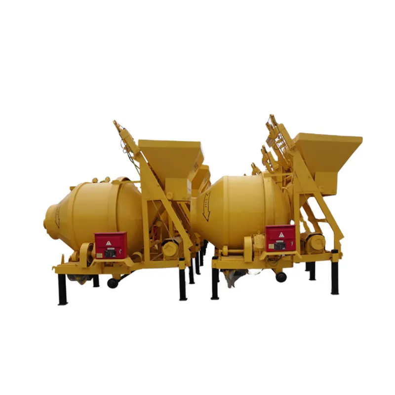 Popular Product Jzc500 Concrete Drum Mixer 500L Cement Mortar Fully Automatic Mixer Tipping Bucket And Climbing Bucket Mixer