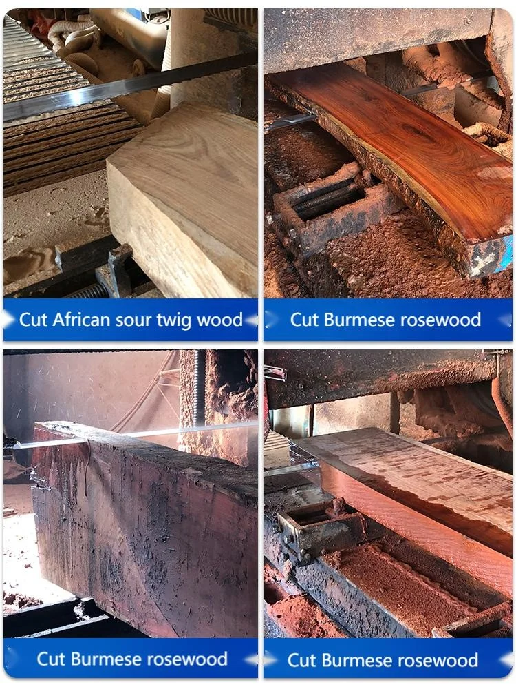 Band Saw Blade Imported Hard Tungsten Steel Woodworking Alloy for Hardwood Wood Machines White Wood Cutting Long Life