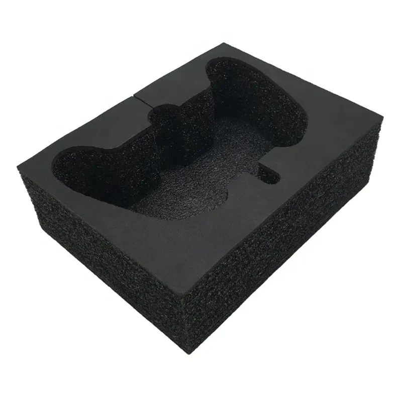 EVA Blue and Black Red Green and Black CNC cut packing eva protecting foam