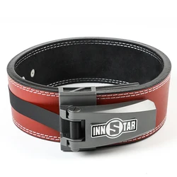 INNSTAR 2023 New Design Custom Leather Weightlifting Belt Powerlifting Belt
