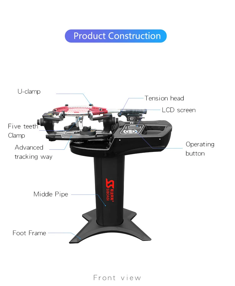 Electronic Tennis Badminton Racquet Racket Stringing Machine