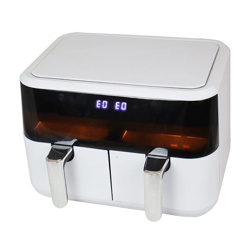 Large Oven Air Frier Dual Air Fryer 12l With Two Frying Basket 6l Oil-less Cooker Deep Fryers Electric Air Fryer Oven