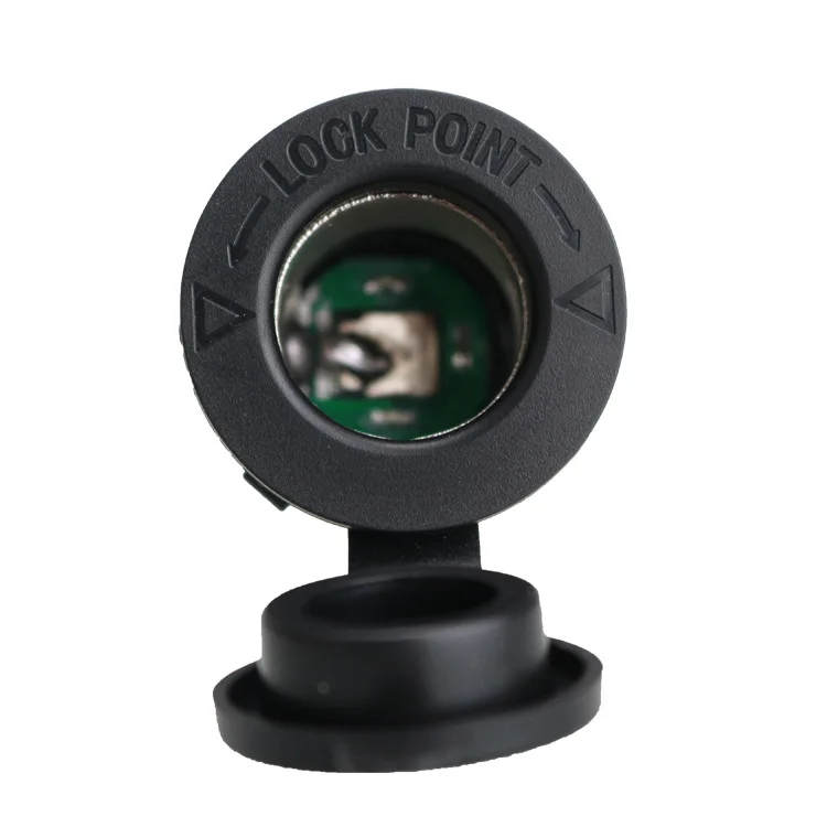 12-24V waterproof usb cigarette lighter with led for boat car bus