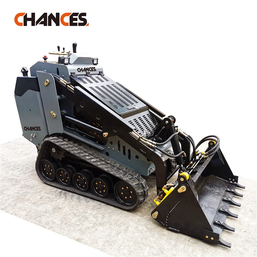2024 Mini skid steer loader with Perkins diesel engine hydraulic servo joysticks control EPA Diesel power directly from factory