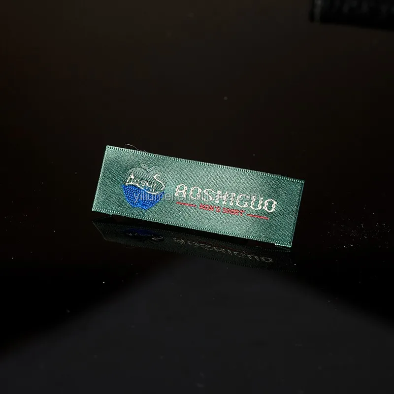 Wholesale fashion damask custom garment woven labels for clothing
